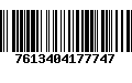 Código de Barras 7613404177747