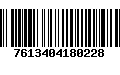 Código de Barras 7613404180228