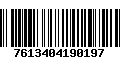 Código de Barras 7613404190197