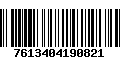 Código de Barras 7613404190821