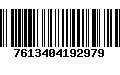 Código de Barras 7613404192979