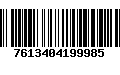 Código de Barras 7613404199985