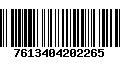 Código de Barras 7613404202265