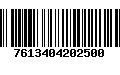 Código de Barras 7613404202500