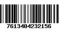 Código de Barras 7613404232156