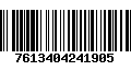 Código de Barras 7613404241905