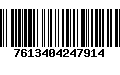 Código de Barras 7613404247914