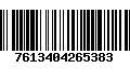 Código de Barras 7613404265383