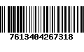 Código de Barras 7613404267318