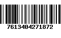 Código de Barras 7613404271872