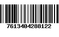 Código de Barras 7613404288122