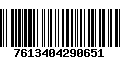 Código de Barras 7613404290651