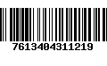 Código de Barras 7613404311219