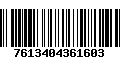 Código de Barras 7613404361603