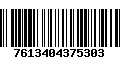 Código de Barras 7613404375303