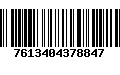 Código de Barras 7613404378847