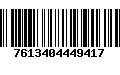 Código de Barras 7613404449417