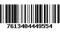 Código de Barras 7613404449554