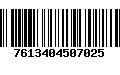 Código de Barras 7613404507025