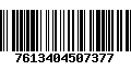 Código de Barras 7613404507377