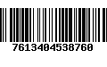 Código de Barras 7613404538760