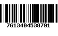 Código de Barras 7613404538791