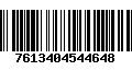 Código de Barras 7613404544648