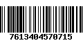 Código de Barras 7613404570715