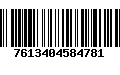 Código de Barras 7613404584781