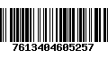 Código de Barras 7613404605257