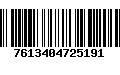 Código de Barras 7613404725191