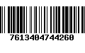 Código de Barras 7613404744260