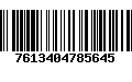 Código de Barras 7613404785645