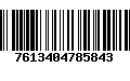 Código de Barras 7613404785843