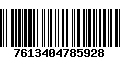 Código de Barras 7613404785928