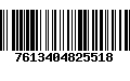 Código de Barras 7613404825518