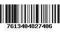 Código de Barras 7613404827406