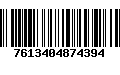 Código de Barras 7613404874394