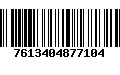 Código de Barras 7613404877104