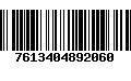 Código de Barras 7613404892060