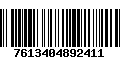 Código de Barras 7613404892411