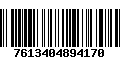 Código de Barras 7613404894170