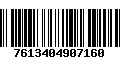 Código de Barras 7613404907160