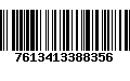 Código de Barras 7613413388356