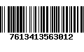 Código de Barras 7613413563012