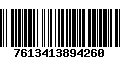 Código de Barras 7613413894260