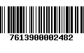 Código de Barras 7613900002482