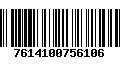 Código de Barras 7614100756106