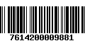 Código de Barras 7614200009881