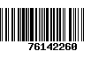 Código de Barras 76142260